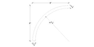 Side View of Plaster Cove Moulding – DC508-121E Side View image of Plaster Cove Moulding – DC508-121E