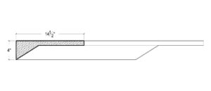 2D View image of Plaster Crown Moulding – DC504-849
