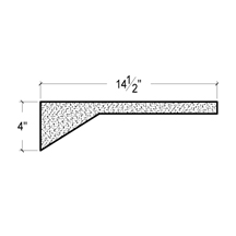 Side View image of Plaster Crown Moulding – DC504-849