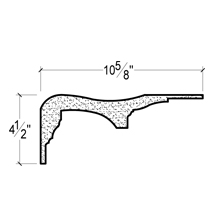 Side View image of Plaster Crown Moulding – DC504-864