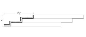 2D View image of Plaster Crown Moulding – DC506-275C
