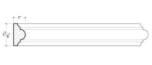 2D View image of Plaster Panel Moulding – DC402-833