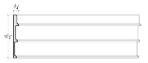 2D View image of Plaster Panel Moulding – DC411-806
