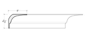 2D View image of Plaster Crown Moulding – DC504-464